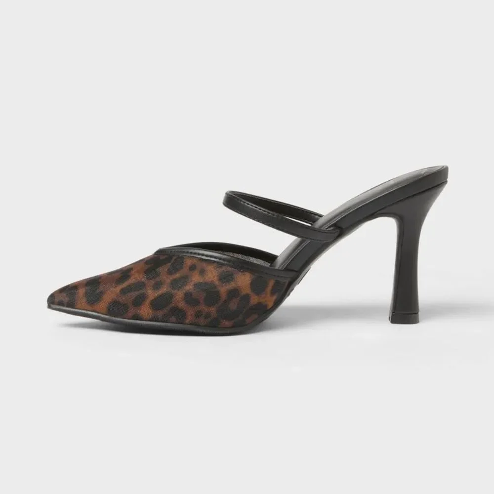 Women’s Sonia Heels with Memory Foam Insole – A New Day Light Brown 7.5